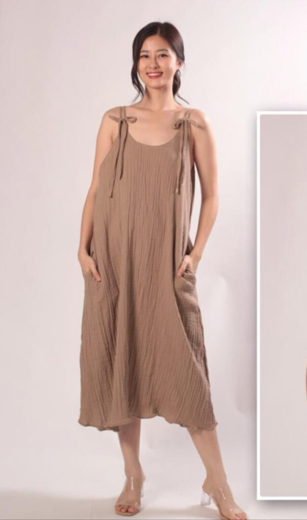 Musselin Kleid